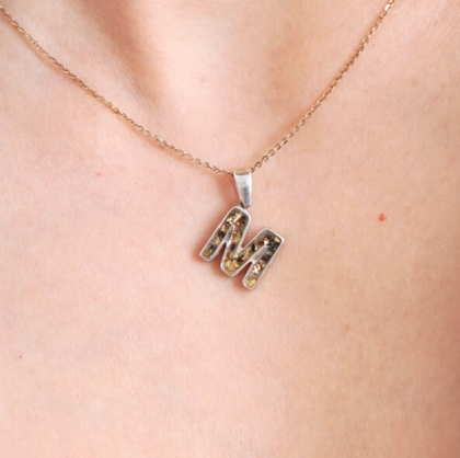 Alphabet Necklace 1 cm