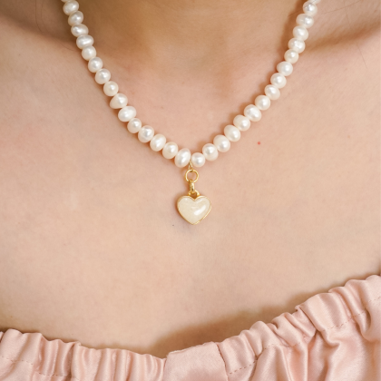 Ariel Ferrine Heart Necklace