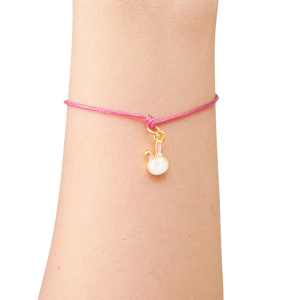 Pink Bunny Bracelet