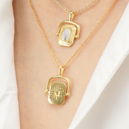Celestial Spinning Necklace